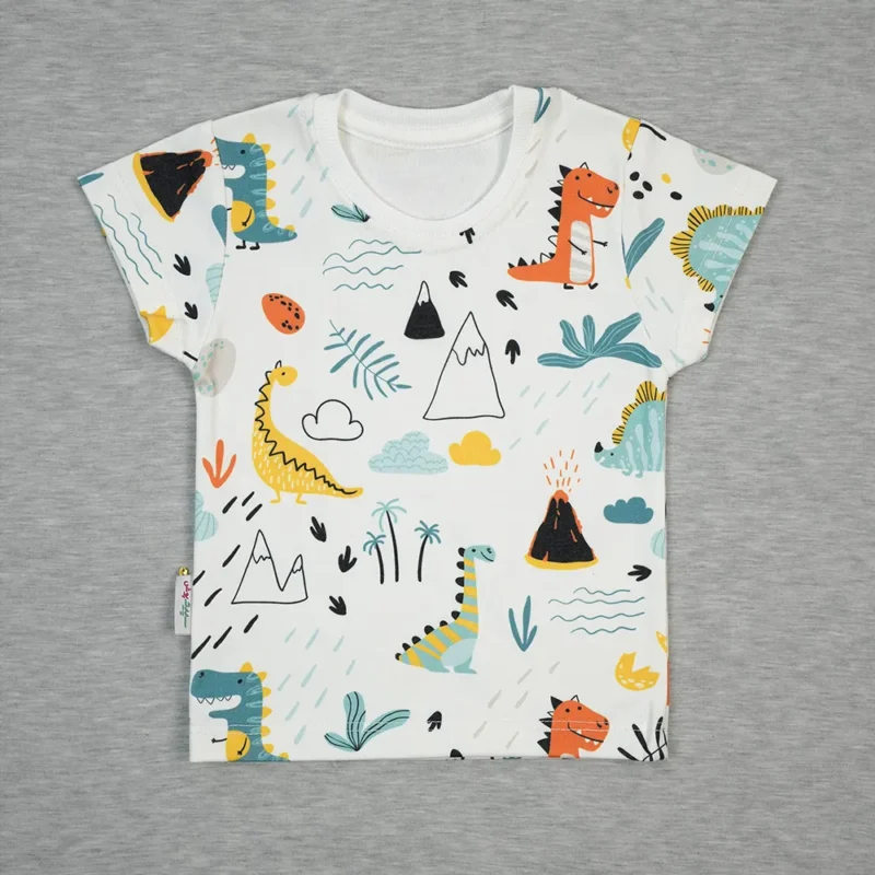 ست آستین کوتاه و شلوار بچگانه کوه آتشفشان (عمده) | سپیدپوش1