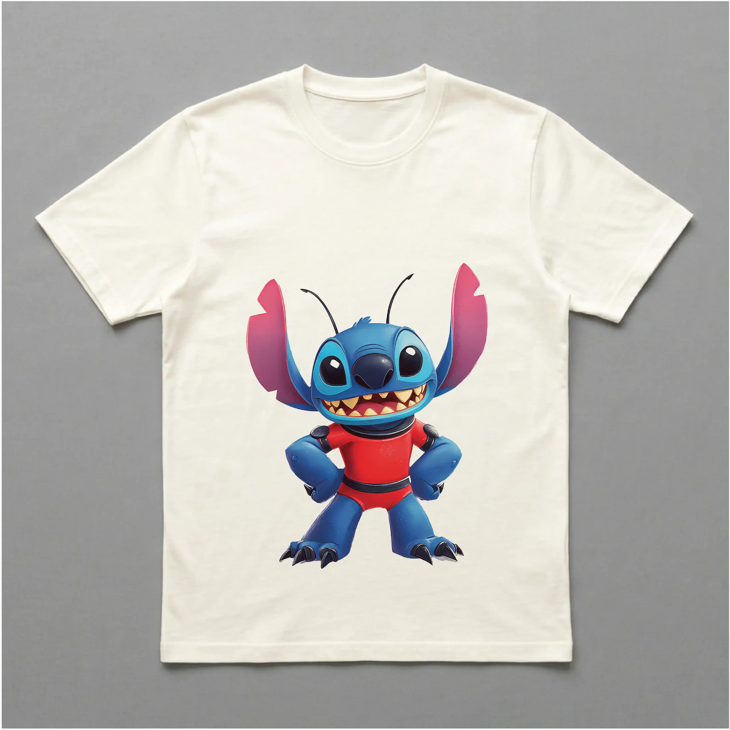 stitch-10 تیشرت بچگانه آستین کوتاه استیچ (Stitch) کد ۱۹۰۹ | سپیدپوش